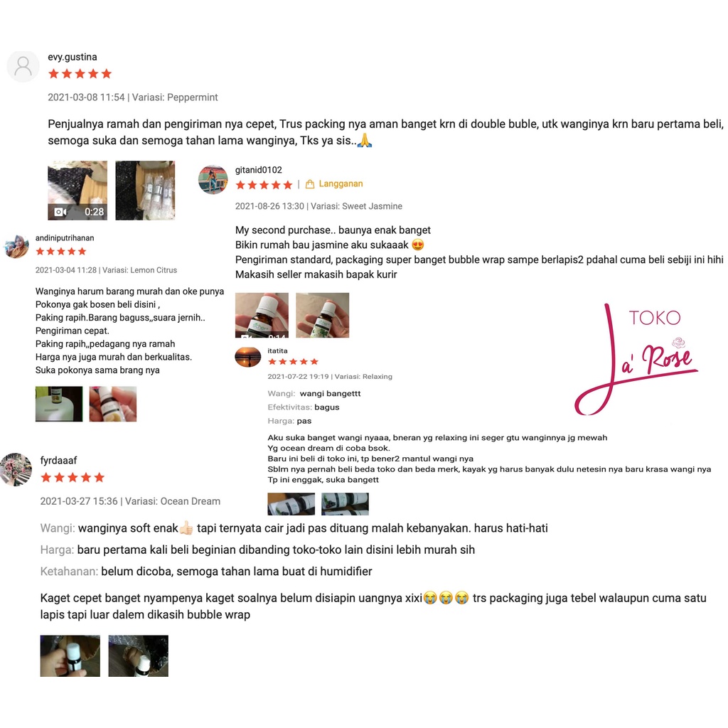 Sicher Aromatherapy Essential Oil Frangipani Pengharum Ruangan Aromaterapi 10ml RB12