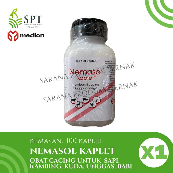 %$%$%$%$] MEDION NEMASOL K 100 KAPLET OBAT CACING SAPI KAMBING KUDA UNGGAS BABI