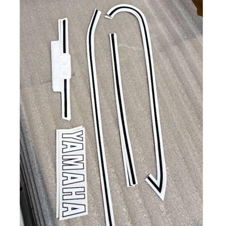 Aksesoris Striping Rs100 | Lis Stiker Bodi Stiker Rs100 Motor Resmi