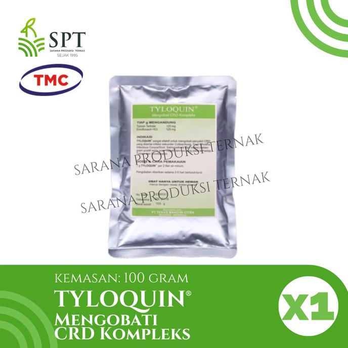 ~@~@~@~@] TYLOQUIN 100 GRAM OBAT AYAM CRD KOMPLEKS SNOT NGOROK CHOLERA