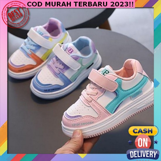 Seaptu Anak Sekolah Tk Sd Smp Bahan Kanfas Canvas Warna Hitam Putih / Sepatu Anak Laki Laki Perempua