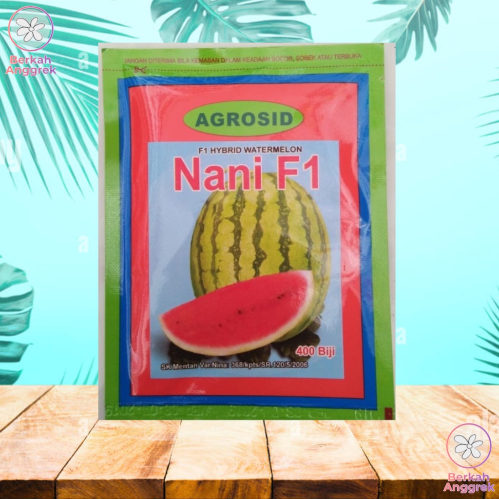 Nani 400 Biji Benih Semangka Bulat