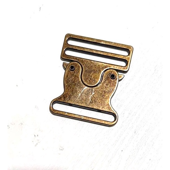 Terlaris Klip Tali Tas / Buckles / Kunci Sodok Metal 38 Mm