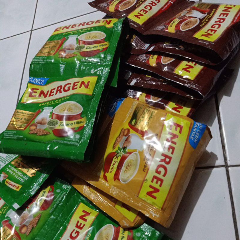 

Energen Sereal dan Susu Bersinergi Renceng 35g isi 10 biji