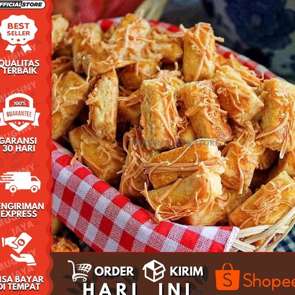 

TERLARIS Terlaris !!! Kue Kering kastengel keju edam / Kue Kastangel Isi 250 gram (1/4 Kg Per Toples ) Paket Murah / kue cemilan keluarga / kue lebaran homemade