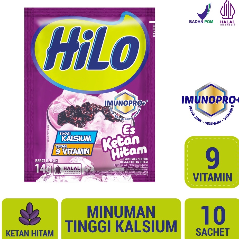 

Kode7o2Nc HiLo Es Ketan Hitam 10 Sachet - Minuman Serbuk