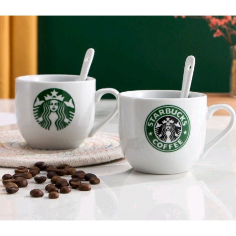 ✭RLg Gelas Cangkir Mug Keramik / Gelas Set Strabucks Termurah / Coffee Cup / Cangkir Set Kopi ✶ ✥