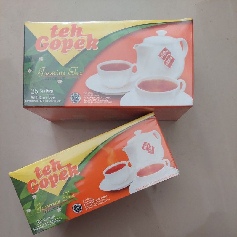 

TEH GOPEK CELUP ISI 25 KANTONG