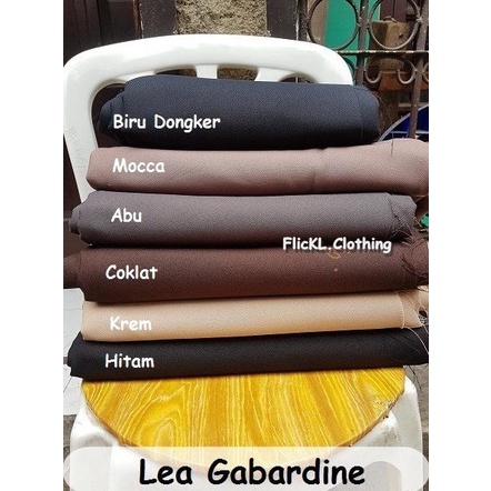 Bahan Kain Jeans Denim Lea Gabardine Permanent Press Celana Formal Discount