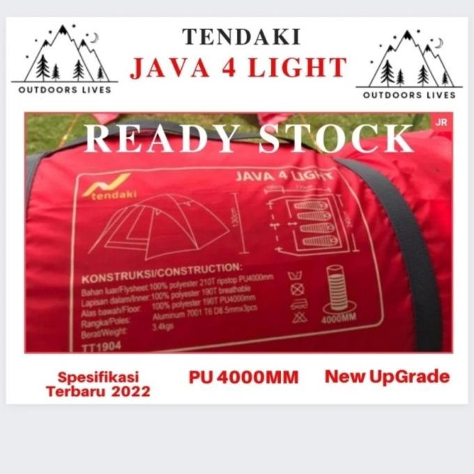 Tenda Dome Tendaki Java 4 Light