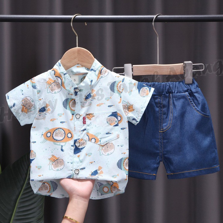Best Seller COD KEMEJA ANAK LAKI-LAKI IMPORT / SETELAN KEMEJA ANAK / PAKAIAN ANAK LAKI LAKI KEREN / 