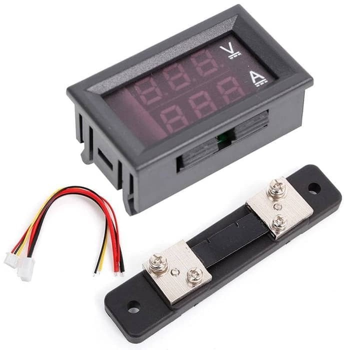 Dc Volt Ampere Meter Digital 0-100V 0-50A + Shunt