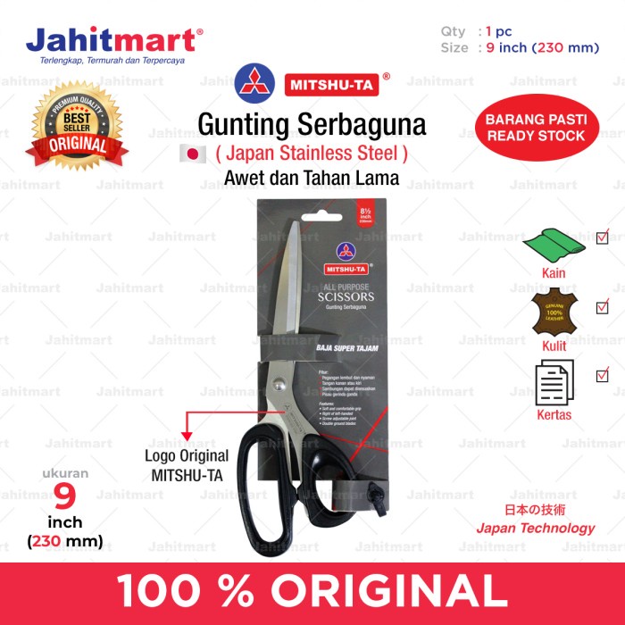 

Bestseller Gunting Serbaguna Merk Mitshu-Ta