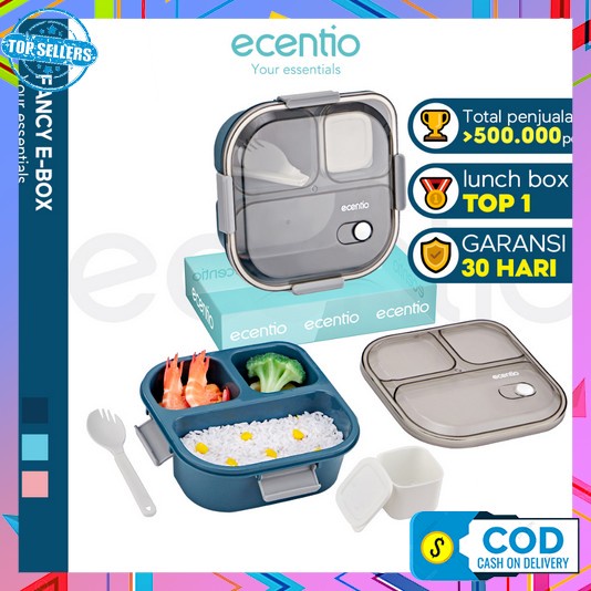 Kotak Makan Lunch Box 1 Set Lengkap Murah Anak Bento 4 Sekat Ultah Karakter Lucu 3 Tempat Sayuran La