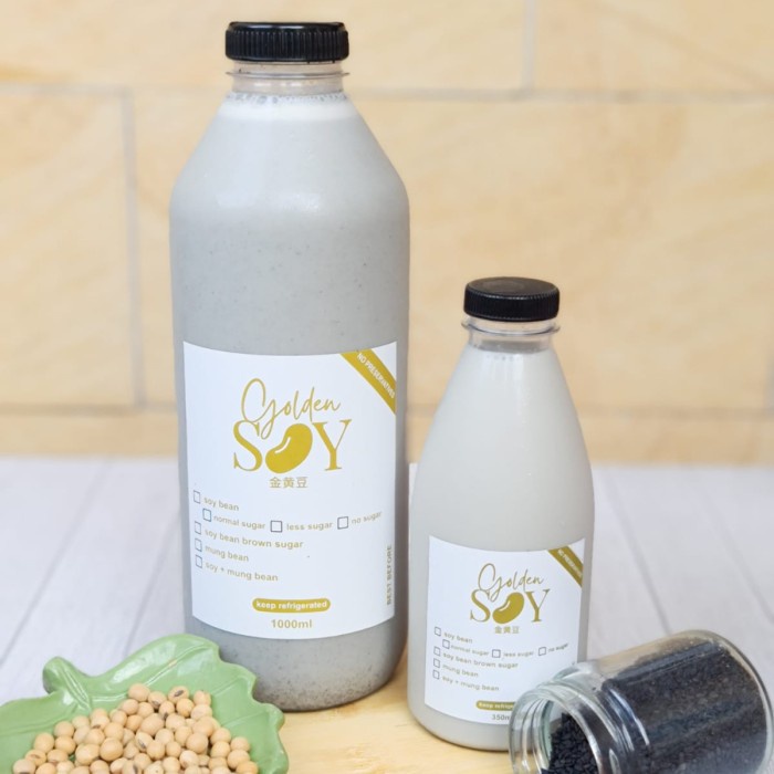 

Susu Kedelai Wijen Hitam Goldensoy / Bla Sesame Soy Lk Homemade