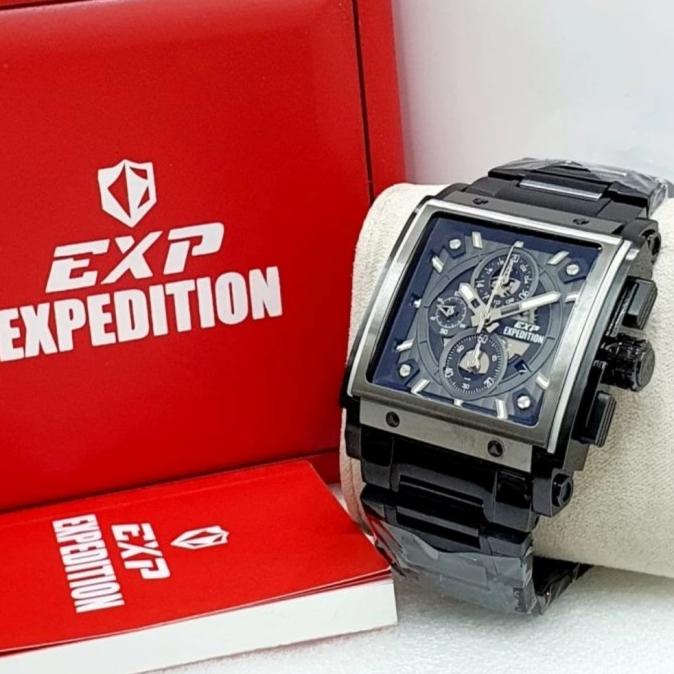 Jam Tangan Pria Expedition Original Exp E6731 - E 6731 Black Grey Oinudiana.Shop