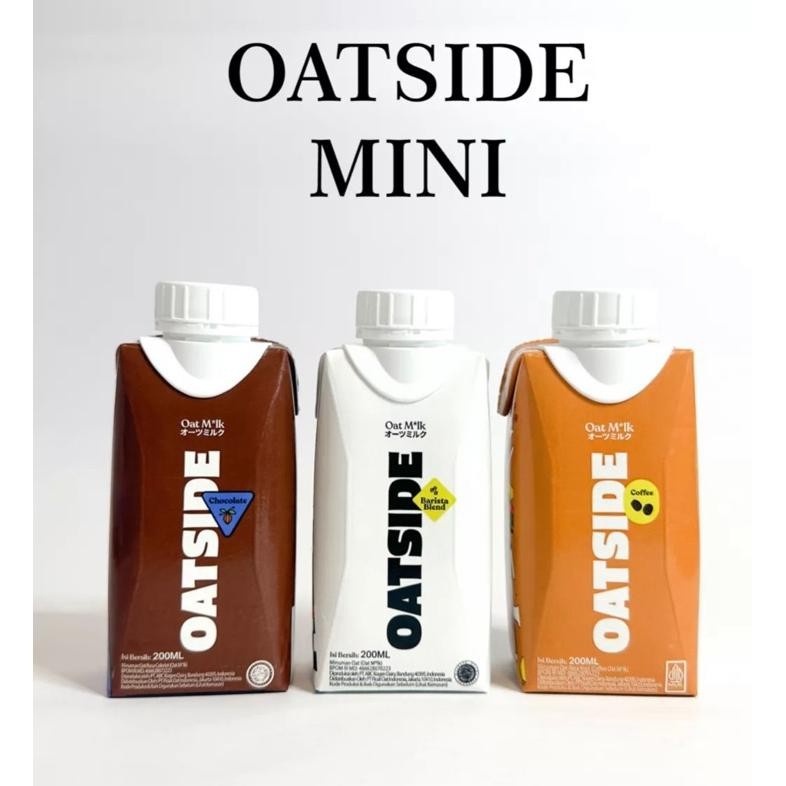 

Oatside Oat Milk 200ml Kemasan Tutup Botol Susu Gandum Non Dairy