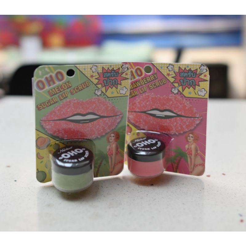 OHO SUGAR LIP SCRUB IMPORT BANGKOK THAILAND