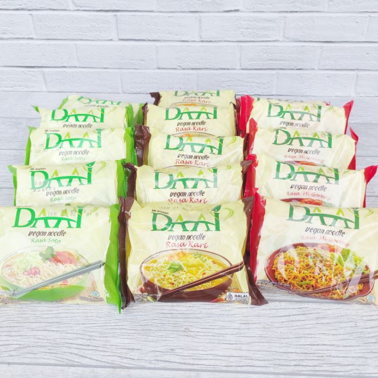 

✔️ DAAI Mi Instant 1 Pack 5 Bungkus Vegan Vegetarian