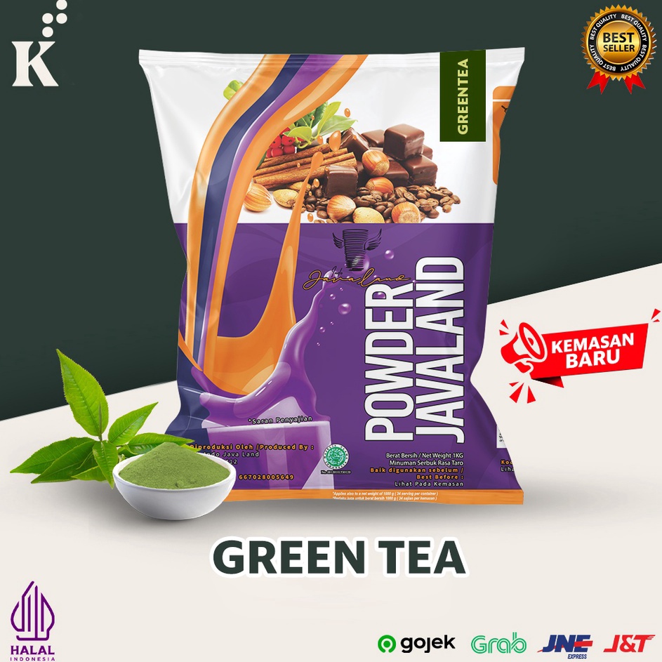 

Buruan Beli Bubuk Minuman Bubble Powder Drink Green Tea ORIGINAL Javaland 1kg