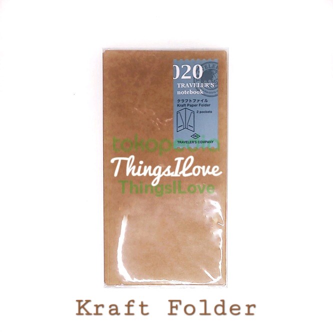 

Midori Traveler'S Notebook Regular - 020 Kraft Folder
