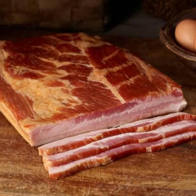 

Bacon Babi Asap / Smoked Bacon / Smoked Pork Belly 1/2 kg