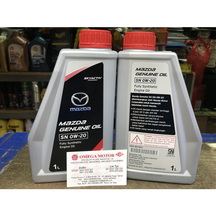 Bestseller Mazda Oli Mesin 0W-20 Original Asli