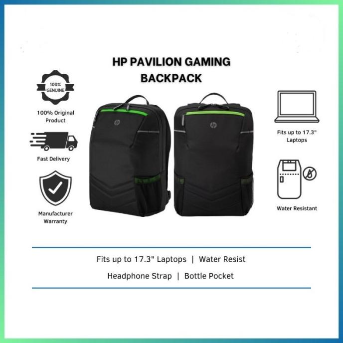 BACKPACK HP PAVILION GAMING 300 TAS BACKPACK 17 INCH 100% ORIGINAL