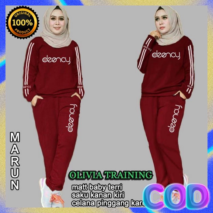 Set Baju Olahraga Wanita Aerobic Senam Wanita Kekinian Set Olahraga Wanita 1 Set Ootd Kekinian Setln