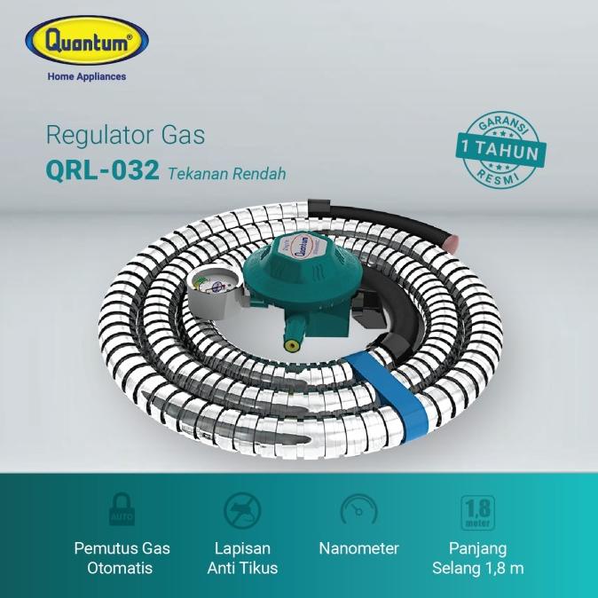 Bloosomkitchen Selang & Regulator Gas Quantum Qrl - 032 Terbaik