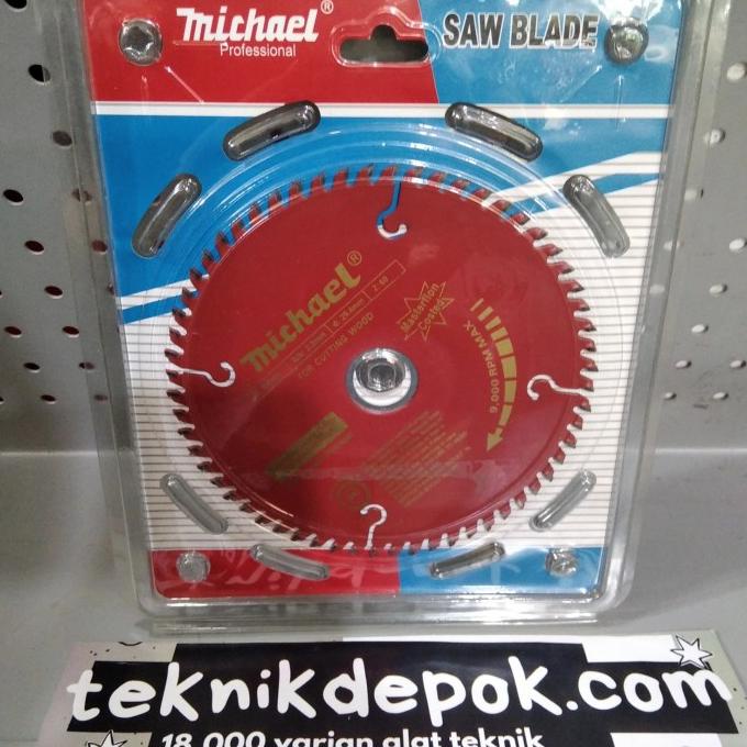 Circular Saw Blade 6 Inch X 60 Teeth Mata Pisau Potong Kayu Michael