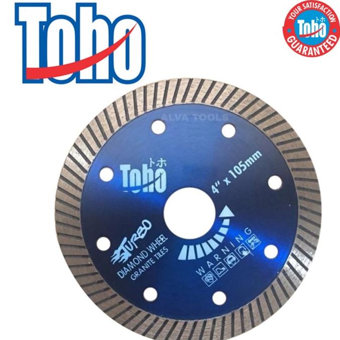 Toho Mata Pisau Potong Gerinda Granit Keramik 4" Turbo Diamond Wheel