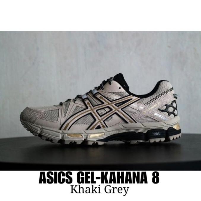 SEPATU ORIGINAL MURAH ASICS GEL-KAHANA 8 TR KHAKI GREY