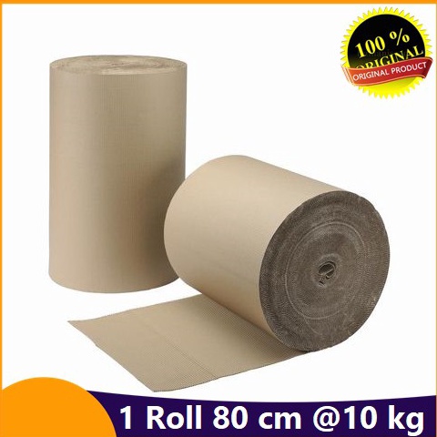 

Paling popular Kardus Lembaran Gulungan Corrugated Karton / Single Face Roll 80 Cm 66