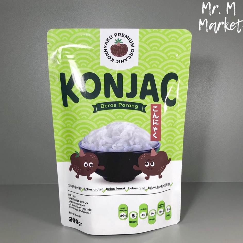 

╚ VIII 610210 Konjac Rice Beras Porang Shirataki 200gr Halal Terbaru ❁