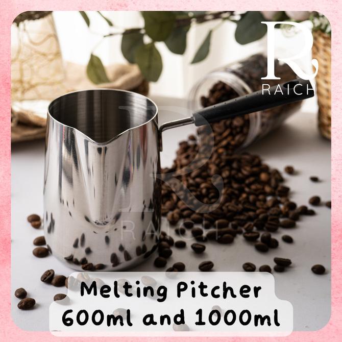 Stainless Steel Wax Melting Pitcher Jug Wadah Melelahkan Lilin 600Ml