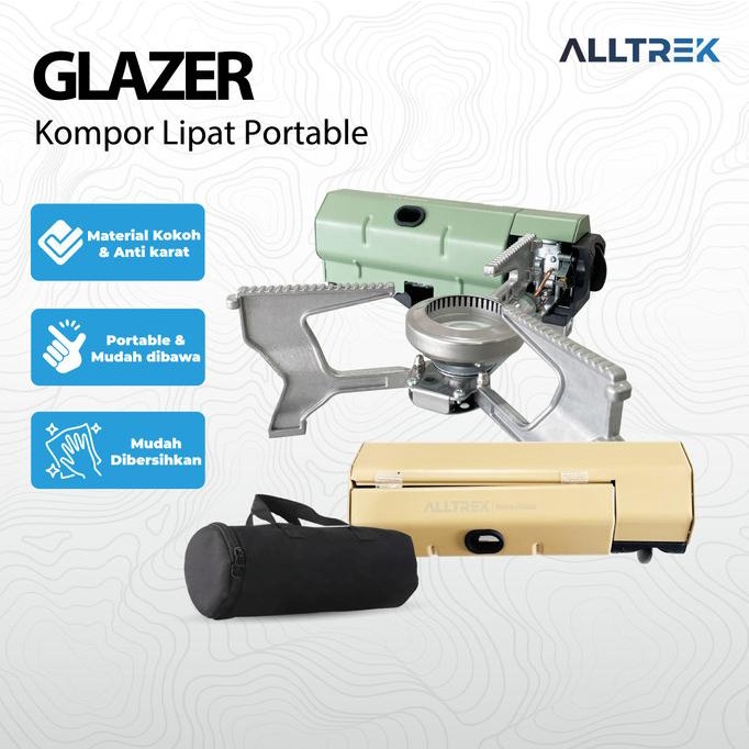 ALLTREK Kompor Lipat GLAZER Gas Stove Portable Fire Boiler