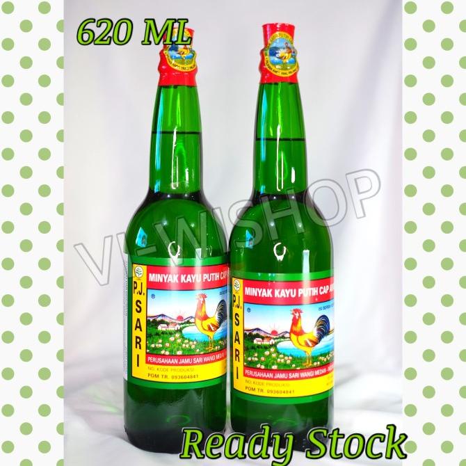Minyak kayu putih cap ayam asli / cap ayam jago / 620ML