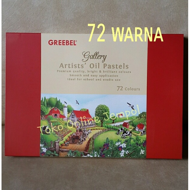 

Best Seller Atk0035 72Warna Greebel Artists Oil Pastels 72 Colors Crayon Krayon