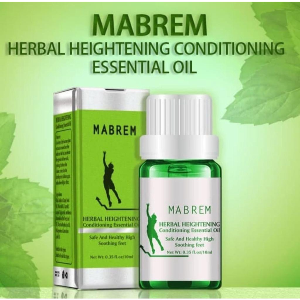 Mabrem Minyak Peninggi Badan Herbal Essential Oil 10ml