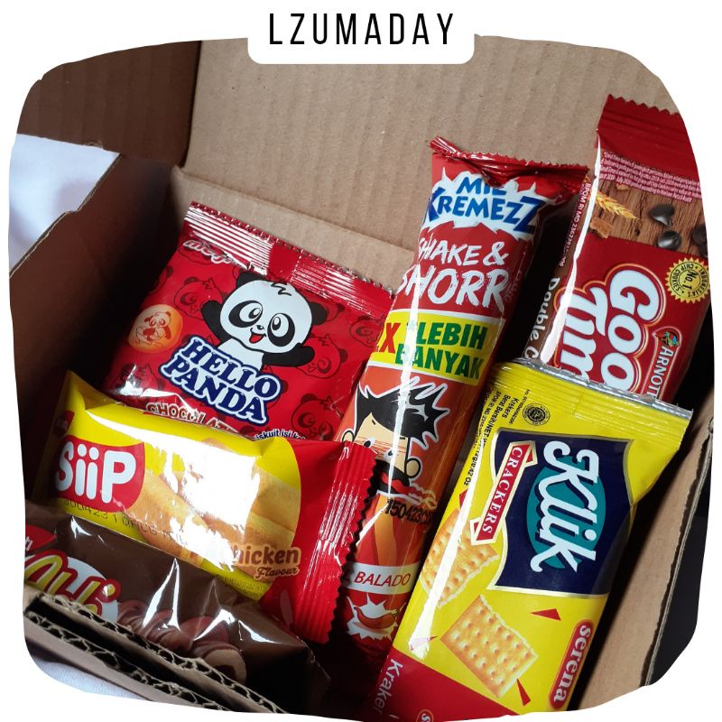 

LZ028 - Snack box Hampres Snack Ulang tahun Valentain