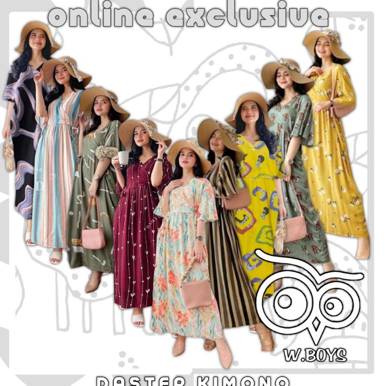 Terbukti Daster Kimono Model Lengan Lonceng Adem Halus Ayo Beli Sekarang