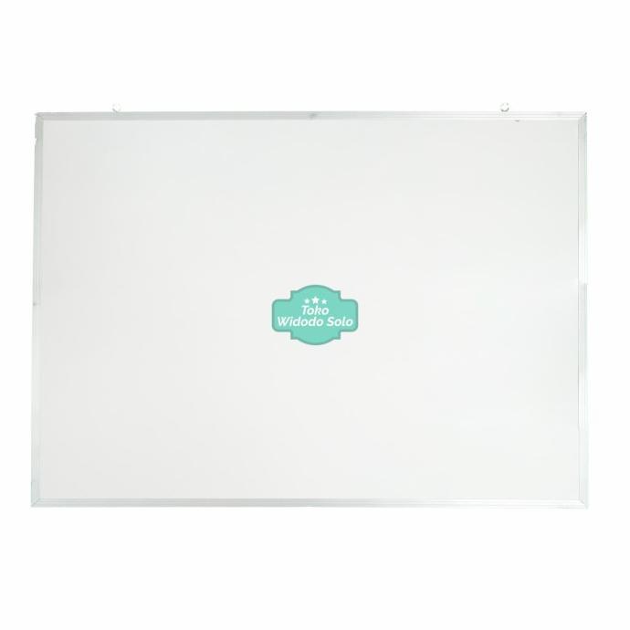 

*#*#*#] Whiteboard 50x70cm Papan Tulis Besar Bolak Balik Putih Hitam