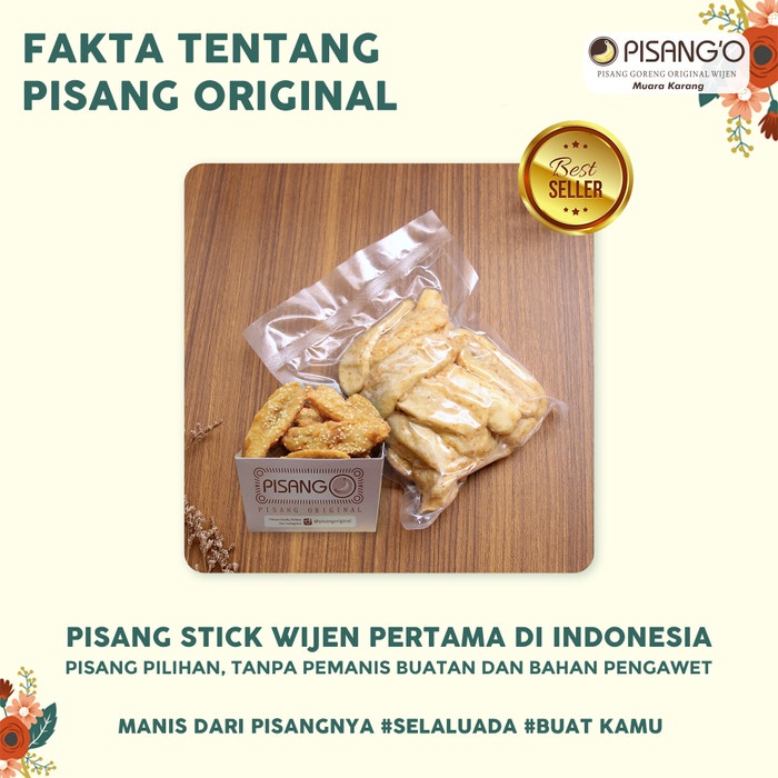 

Pisang Goreng Wijen Stik Campur Ubi Dan Singkong (Matang)