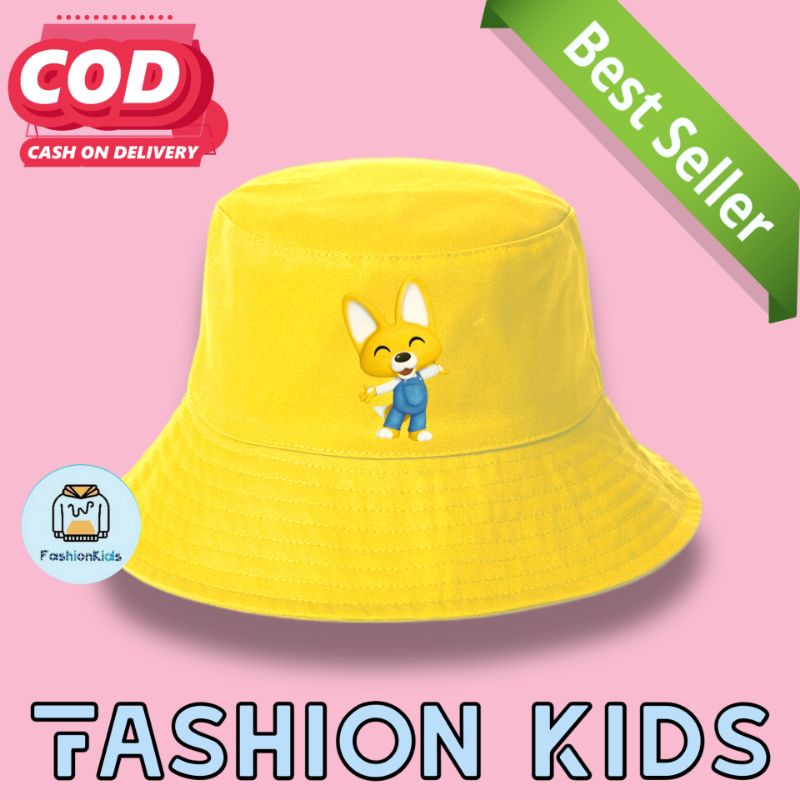 Topi Bucket Anak Eddy Pororo