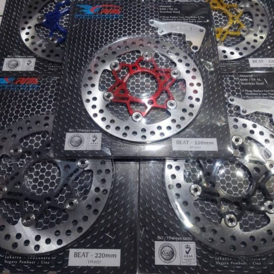 DISC PSM SCOOPY FI 220MM/ PIRINGAN CAKRAM PSM CNC 220MM SCOOPY KARBU
