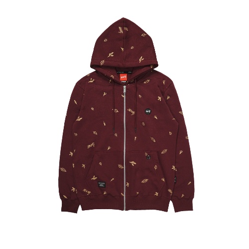 Bloods Sweater Hoodie Patternies 03 Maroon