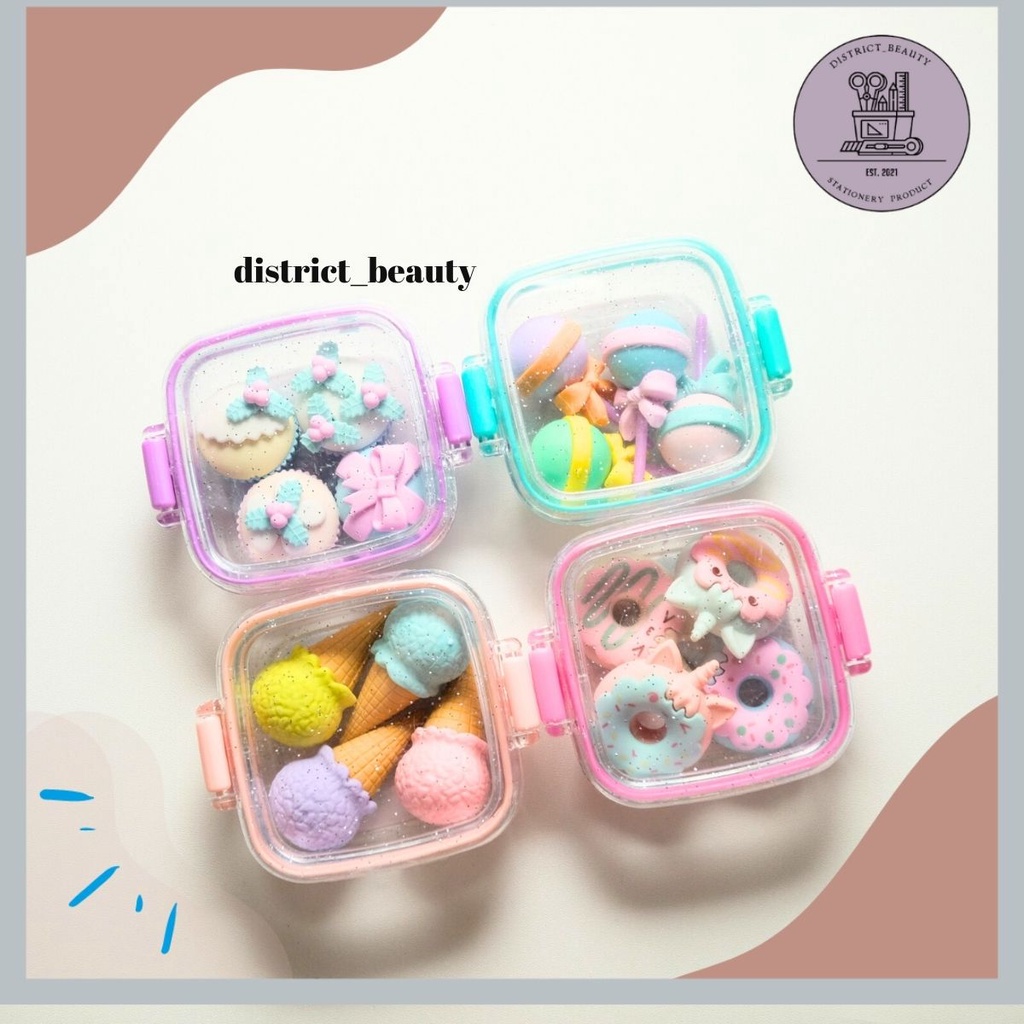 

PENGHAPUS KOTAK MAKAN ES KRIM DESSERT SETIP KARET HAPUSAN ICE CREAM DESSERT SETIP FREE RENTENG MAKAN