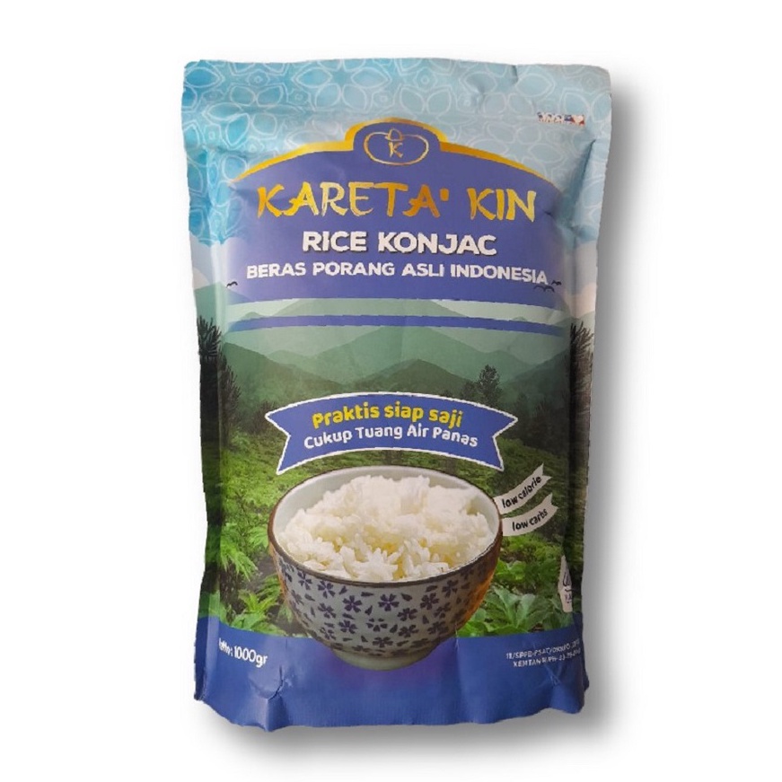 

Termurah | FG2 | BERAS PORANG SHIRATAKI RICE KONJAC KARETA KIN 1KG