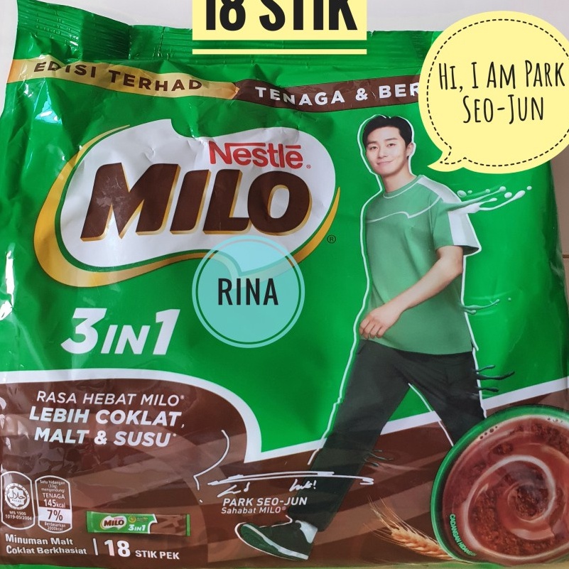 

Sale | HJ6 | Milo 3 in 1 Sachet /Stick Produk Malaysia Minuman Coklat Bubuk Sarapan